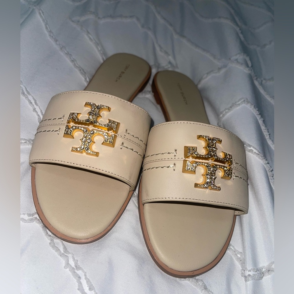 TORY BURCH EVERLY SLIDE dulce de leche